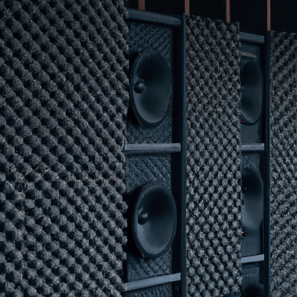 Acoustic treatment with diffusers and bass traps